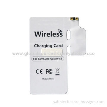 Qi wireless charging receiver card for Samsung Galaxy S5